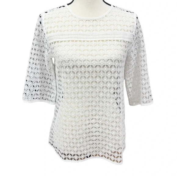 LOFT Lace Pullover - Picture 1 of 4